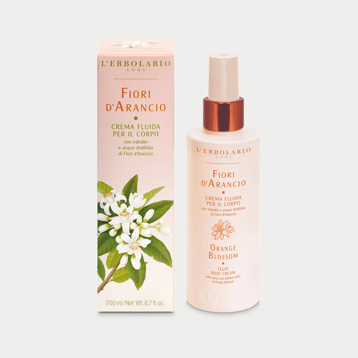 Crema Fluida per il Corpo Fiori d'Arancio 200 ml